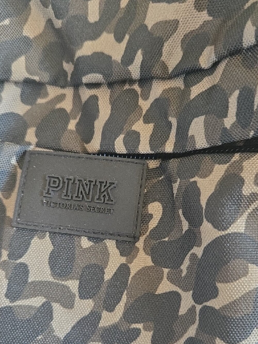 PINK Victoria's Secret PINK Leopard Print Waist Bag - Black & Taupe - Picture 2 of 7